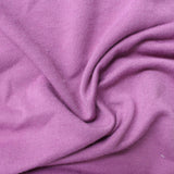 100% Polyester French Terry Fabric, 187 gsm, 170 cm — Purple — photo 1