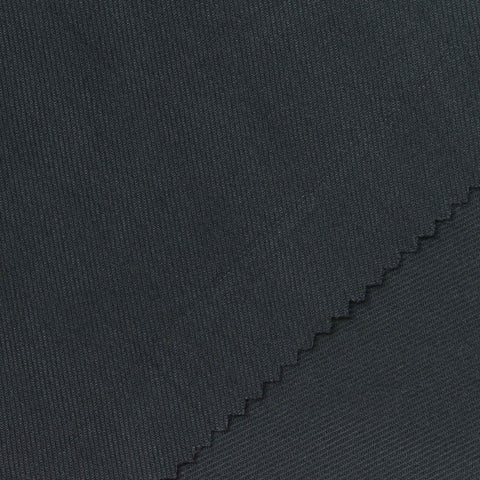Viscose Nylon Stretch Bengaline Fabric, 290 gsm, 142 cm — Navy
