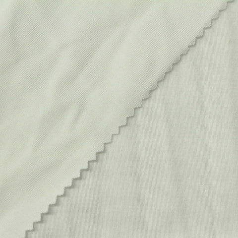 Modal Cotton Stretch Interlock Knit Fabric, 240 gsm, 165 cm — Green