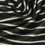 Black Horizontal-Stripe Knit, Polyester, 220 gsm, 165 cm, ref EF-247382 — photo 1