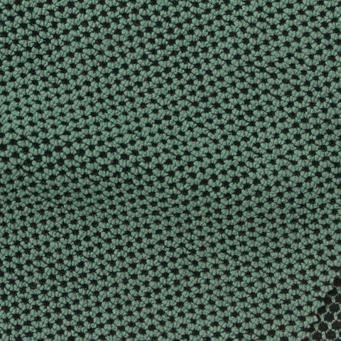 Dark Green Dot Chunky Knit, Polyester