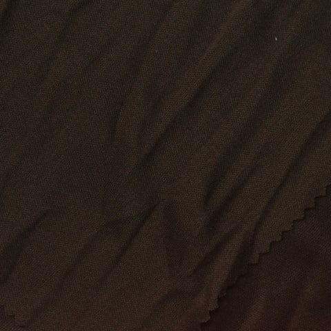 Dark Brown Jersey Knit, Polyester