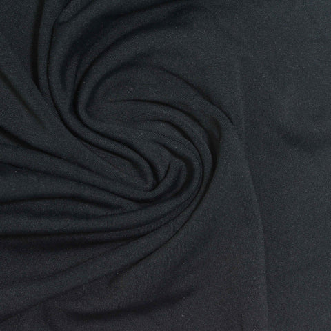 Brushed Sateen Fabric, 220 gsm, 158 cm — Navy