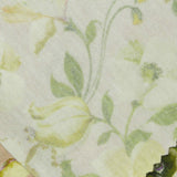 Yellow Floral Jersey Knit, Viscose, 220 gsm — photo 1