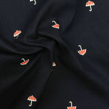 Printed 100% Cotton Poplin Fabric, 123 gsm — Navy — photo 1