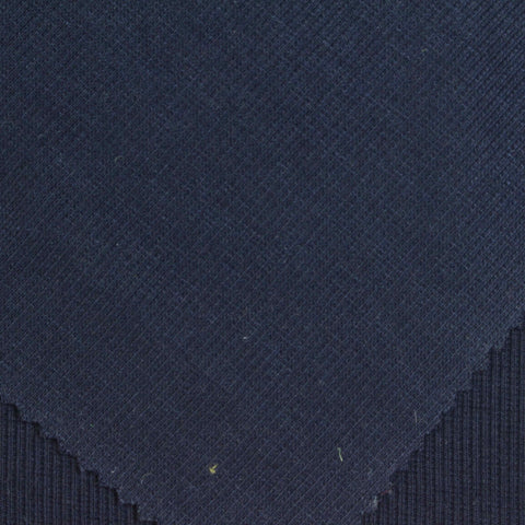 Dark Navy Rib Knit