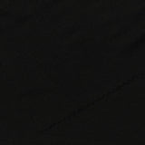 Washed Modal Polyester Rib Knit Fabric, 175 gsm, 150 cm — Black — photo 1
