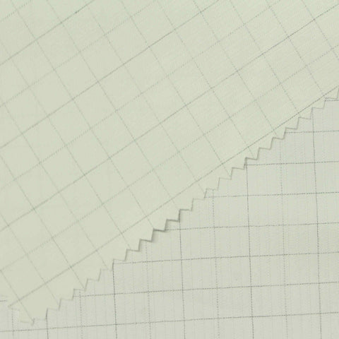 Cream Grid Woven