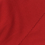 Polyester Viscose Stretch Rib Knit Fabric, 250 gsm, 140 cm — Red — photo 1