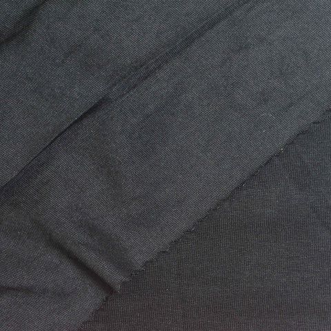 Tencel Lyocell Viscose Stretch Jersey Knit Fabric, 150 gsm, 160 cm — Black
