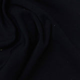 Polyester Stretch Sateen Fabric, 250 gsm, 160 cm — Black, ref EF-265026 — photo 1