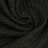 Jacquard Polyester Viscose Stretch Knit Fabric, 390 gsm, 166 cm — Black — photo 1