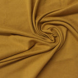 Brushed Polyester Stretch Milk Silk Knit Fabric, 185 gsm, 180 cm — Khaki — photo 1