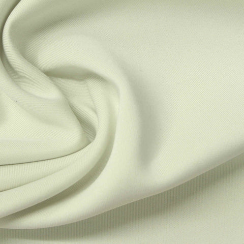 Washed Polyester Viscose Stretch Scuba Knit Fabric, 320 gsm, 160 cm — Green