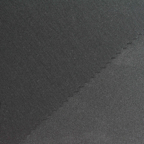 Polyester Viscose Stretch Scuba Knit Fabric, 340 gsm, 160 cm — Grey, ref EF-265906