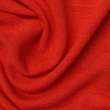 Red Jersey Knit, Poly-Viscose — photo 1