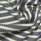 Grey Stripes Knit, Cotton-Poly, 290 gsm, 125 cm, ref EF-250772 — photo 1