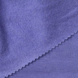 Brushed Cotton Viscose Stretch French Terry Fabric, 215 gsm, 160 cm — Purple — photo 1