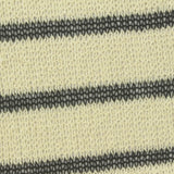Dark Grey Horizontal-Stripe Chunky Knit, Cotton-Poly, 253 gsm — photo 1