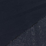 White Glitter-Dot Jersey Knit, Polyester — photo 1
