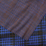 Blue Houndstooth Knit, Polyester, 196 gsm — photo 1