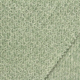 Light Green Marl Rib Knit, Cotton-Poly, 300 gsm — photo 1