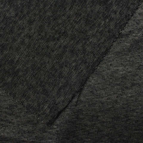 Dark Grey Marl Chunky Knit, Cotton-Poly, 157 gsm