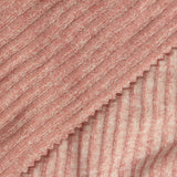Brushed Viscose Polyester Stretch Rib Knit Fabric, 170 gsm, 156 cm — Pink — photo 1