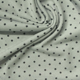 Dark Grey Dots Jersey Knit, Poly-Viscose, 162 gsm — photo 1