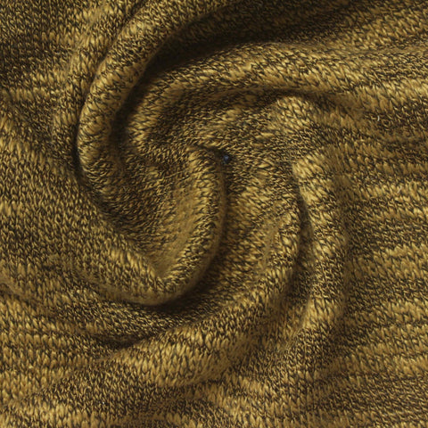 Ochre Marl Chunky Knit, Polyester