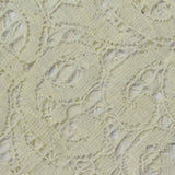 Cream Floral Lace, Cotton-Nylon — photo 1