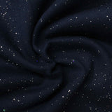 Silver Glitter-Dot French Terry, Cotton-Poly — photo 1