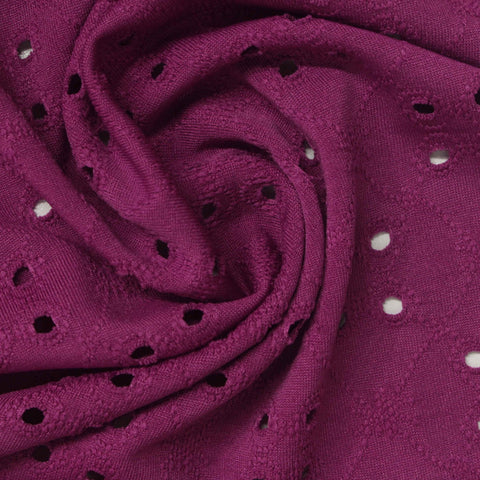 Purple Diamond Jacquard, Polyester