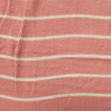 White Diagonal-Stripe Knit, Viscose — photo 1