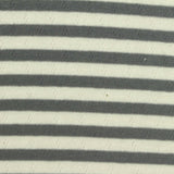 Grey Horizontal-Stripe Pointelle Knit, Viscose-Poly — photo 1