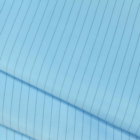 Black Vertical-Stripe Woven, Polyester, 110 gsm, 150 cm
