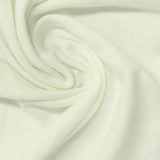 Polyester Viscose Stretch Jersey Knit Fabric, 155 gsm, 160 cm — White — photo 1