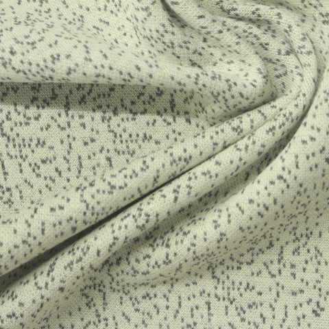 Light Grey Marl Jacquard, Poly-Viscose, 250 gsm