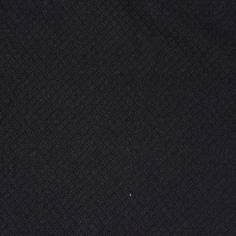 Polyester Stretch Knit Fabric, 220 gsm — Black