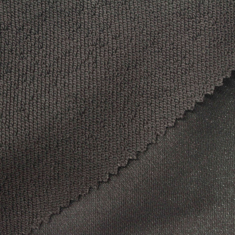Dark Grey Marl French Terry, Cotton, 280 gsm, 180 cm