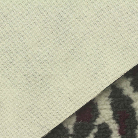 Charcoal Leopard Knit, Poly-Cotton