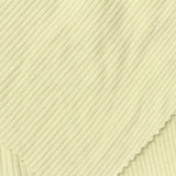 Slub Polyester Cotton Stretch Rib Knit Fabric, 250 gsm, 120 cm — Yellow — photo 1