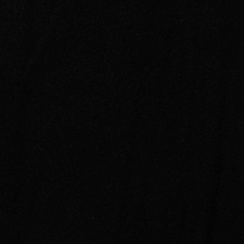 Brushed 100% Polyester Interlock Knit Fabric, 189 gsm, 160 cm — Black