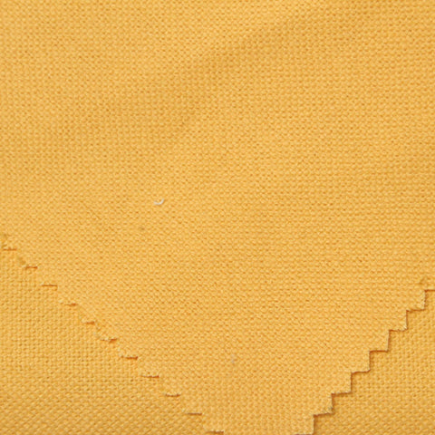 Viscose Linen Blend Canvas Fabric, 230 gsm, 137 cm — Yellow