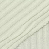 Viscose Stretch Rib Knit Fabric, 190 gsm, 130 cm — White — photo 1