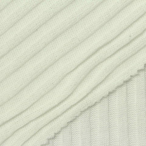Off-White Rib Knit, Viscose