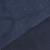 Brushed Cotton Polyester French Terry Fabric, 300 gsm, 170 cm — Navy, ref EF-267288 — photo 1