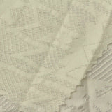 Cream Tone-on-Tone Jacquard, Polyester — photo 1