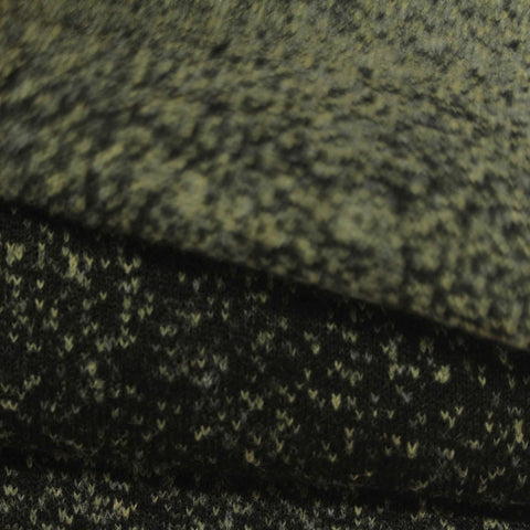 Black Marl Jacquard, Polyester, 358 gsm
