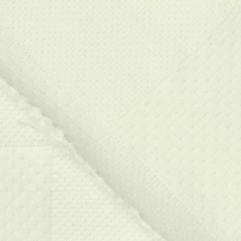 Cream Tone-on-Tone Jacquard, Poly-Cotton, 349 gsm